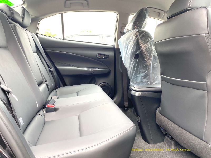Toyota Vios 1.5E MT 2023 - ghế hành khách phía sau