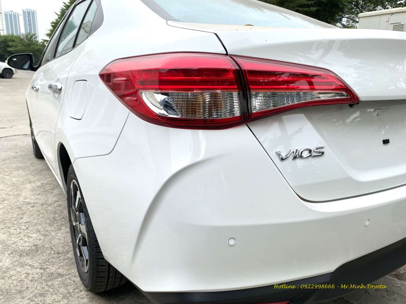Toyota Vios 1.5E MT 2023 - Cụm đèn hậu không có nhiều thay đổi